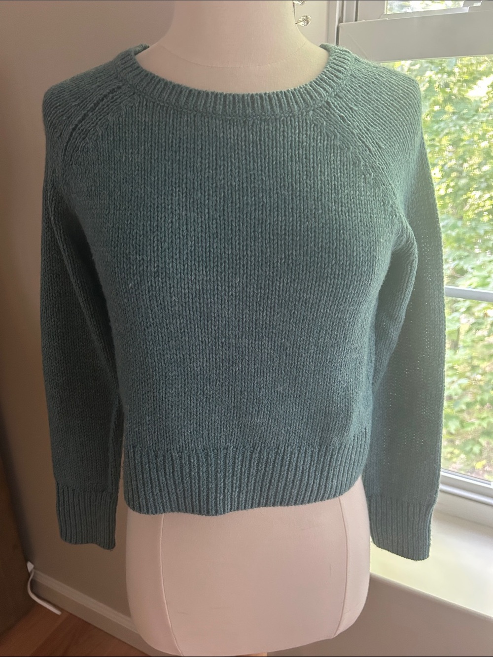 Banana Republic Seafoam Green Crewneck Sweater
